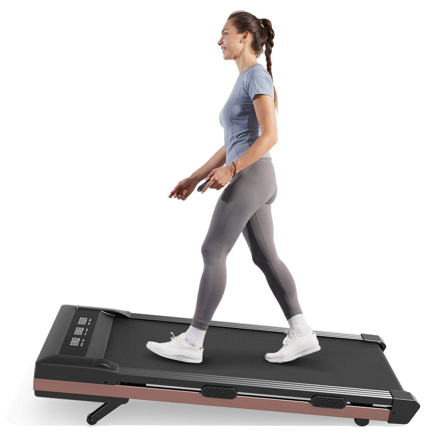 STRIDEO Q2 Urban 7% Incline Under-desk Walking Pad with Smart Control